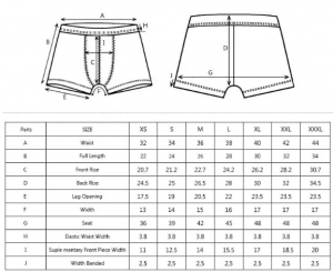 Custom underwear size,provide underwear packing ,men underwear ...